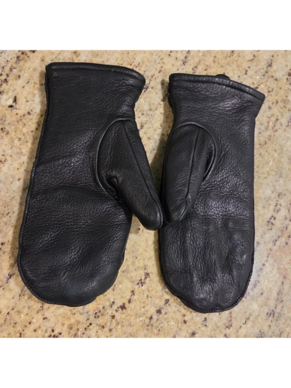 Pratt And Hart  Womens Size S Black Mittons Fleece Lined